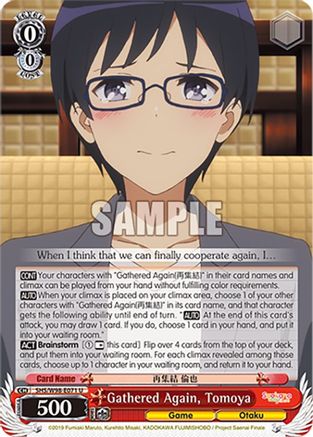 Gathered Again, Tomoya (SHS/W98-E071 U) - Saekano the Movie: Finale