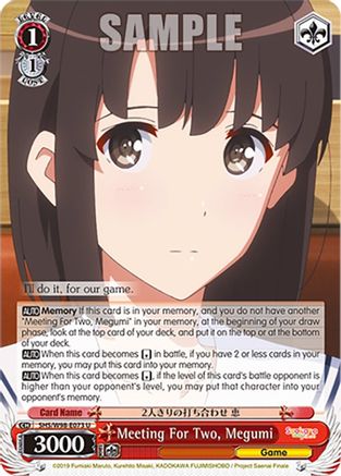 Meeting For Two, Megumi (SHS/W98-E073 U) - Saekano the Movie: Finale
