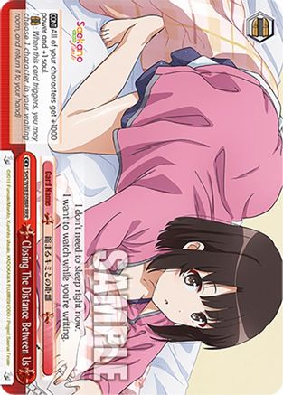 Closing The Distance Between Us (RRR) (SHS/W98-E084R RRR) - Saekano the Movie: Finale