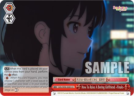How To Raise A Boring Girlfriend Finale (SHS/W98-E085 CC) - Saekano the Movie: Finale