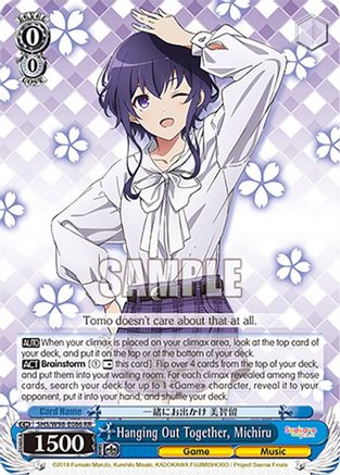 Hanging Out Together, Michiru (SHS/W98-E086 RR) - Saekano the Movie: Finale