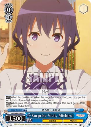 Surprise Visit, Michiru (SHS/W98-E095 C) - Saekano the Movie: Finale