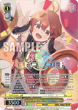 Loaded With Fun, Hagumi Kitazawa (BDR) (BD/WE42-E013BDR BDR) - BanG Dream! Girls Band Party! Countdown Collection Premium Booster