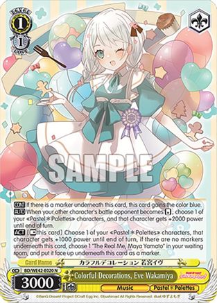 Colorful Decorations, Eve Wakamiya (BD/WE42-E020 N) - BanG Dream! Girls Band Party! Countdown Collection Premium Booster