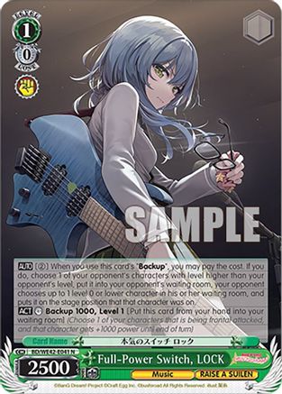 Full-Power Switch, LOCK (BD/WE42-E041 N) - BanG Dream! Girls Band Party! Countdown Collection Premium Booster