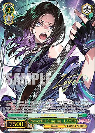 Powerful Singing, LAYER (SP) (BD/WE42-E046SP SP) - BanG Dream! Girls Band Party! Countdown Collection Premium Booster
