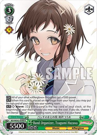 Band Organizer, Tsugumi Hazawa (BD/WE42-E048 N) - BanG Dream! Girls Band Party! Countdown Collection Premium Booster