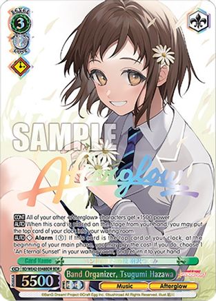 Band Organizer, Tsugumi Hazawa (BDR) (BD/WE42-E048BDR BDR) - BanG Dream! Girls Band Party! Countdown Collection Premium Booster