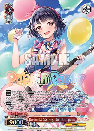 Dreamlike Scenery, Rimi Ushigome (BDR) (BD/WE42-E061BDR BDR) - BanG Dream! Girls Band Party! Countdown Collection Premium Booster