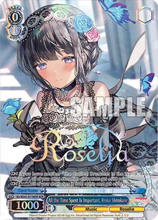 All the Time Spent Is Important, Rinko Shirokane (BDR) (BD/WE42-E070BDR BDR) - BanG Dream! Girls Band Party! Countdown Collection Premium Booster