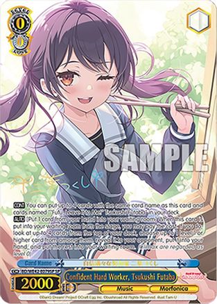 Confident Hard Worker, Tsukushi Futaba (SP) (BD/WE42-E079SP SP) - BanG Dream! Girls Band Party! Countdown Collection Premium Booster