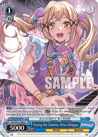 Facing the Camera, Arisa Ichigaya (BD/WE42-E089 N) - BanG Dream! Girls Band Party! Countdown Collection Premium Booster