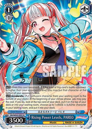 Rising Power Levels, PAREO (BD/WE42-E091 N) - BanG Dream! Girls Band Party! Countdown Collection Premium Booster
