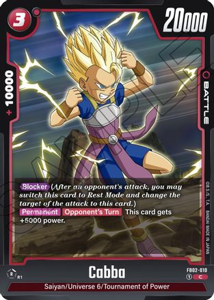 Cabba (FB02-010) - Blazing Aura