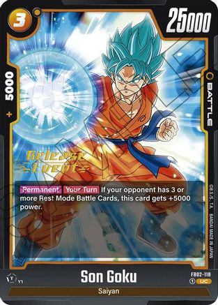 Son Goku - FB02-118 (FB02-118) - Blazing Aura Release Event Cards