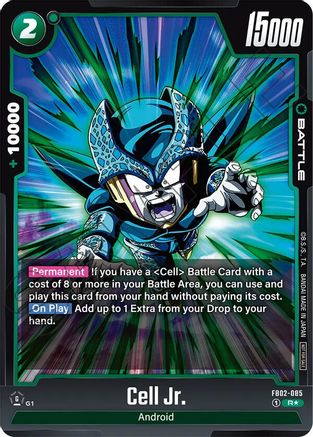 Cell Jr. - FB02-085 (Championship Pack 01) (FB02-085) - Tournament and Championship Promos Holofoil