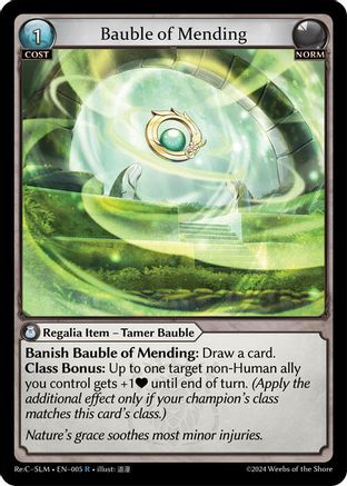 Bauble of Mending (005) - Silvie ReCollection Slime Sovereign Foil