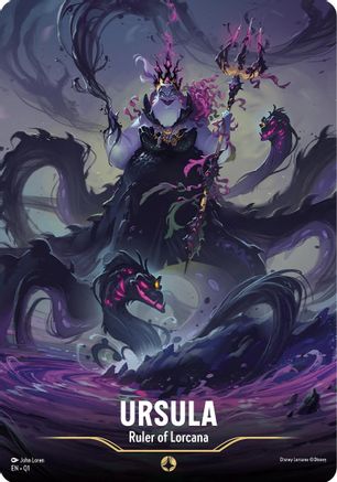 Ursula - Ruler of Lorcana (Oversized)  - Illumineers Quest Deep Trouble Holofoil
