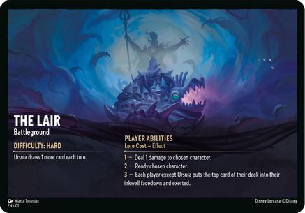 The Lair // Infinite Wrath - Battleground (Oversized)  - Illumineers Quest Deep Trouble