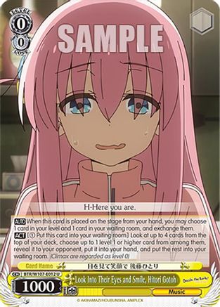 Look Into Their Eyes and Smile, Hitori Gotoh (BTR/W107-E012 U) - BOCCHI THE ROCK!