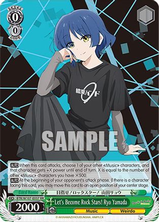 Let's Become Rock Stars! Ryo Yamada (BTR/W107-E037 RR) - BOCCHI THE ROCK!