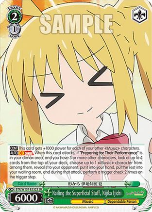 Nailing the Superficial Stuff, Nijika Ijichi (SR) (BTR/W107-E052S SR) - BOCCHI THE ROCK!