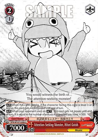 Attention-Seeking Monster, Hitori Gotoh (BTR/W107-E086 U) - BOCCHI THE ROCK!