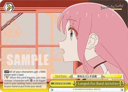 Longed-For Band Activities (RRR) (BTR/W107-TE11R RRR) - BOCCHI THE ROCK!
