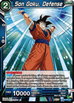 Son Goku, Defense (BT25-052) - Legend of the Dragon Balls