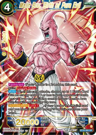 Majin Buu, Birth of Pure Evil (BT25-065) - Legend of the Dragon Balls Foil
