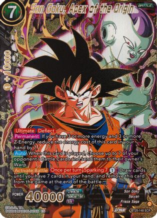 Son Goku, Apex of the Origin (BT25-148) - Legend of the Dragon Balls Foil