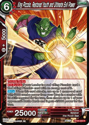 King Piccolo, Restored Youth and Ultimate Evil Power (BT25-020) - Legend of the Dragon Balls Foil