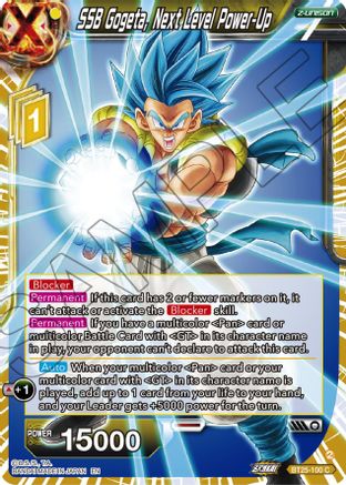 SSB Gogeta, Next Level Power-Up (BT25-100) - Legend of the Dragon Balls