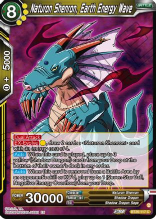 Naturon Shenron, Earth Energy Wave (BT25-117) - Legend of the Dragon Balls