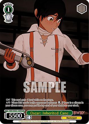 Oscar: Inherited Cane (OFR) (RWBY/WXE01-19OFR OFR) - RWBY Premium Booster