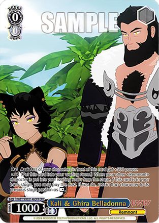 Kali & Ghira Belladonna (OFR) (RWBY/WXE01-46OFR OFR) - RWBY Premium Booster