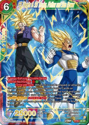 SS Vegeta & SS Trunks, Father and Son Power (BT25-128) - Legend of the Dragon Balls Foil