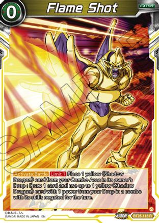 Flame Shot (BT25-118) - Legend of the Dragon Balls Foil