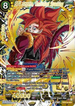 SS4 Gogeta, Unrivaled Sparking (BT25-147) - Legend of the Dragon Balls Foil