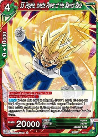 SS Vegeta, Innate Power of the Warrior Race (BT25-127) - Legend of the Dragon Balls Foil