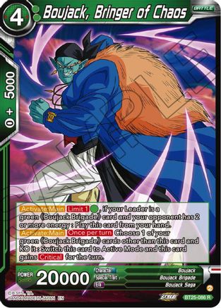 Boujack, Bringer of Chaos (BT25-086) - Legend of the Dragon Balls Foil