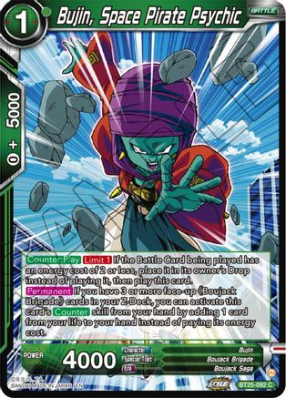 Bujin, Space Pirate Psychic (BT25-092) - Legend of the Dragon Balls Foil