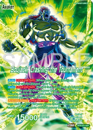 Boujack Brigade // Boujack, Crashing the Tournament (SLR) (BT25-071) - Legend of the Dragon Balls Foil