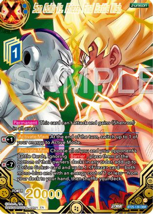 Son Goku Vs. Frieza, Final Battle Wish (DBR) (BT25-139) - Legend of the Dragon Balls Foil