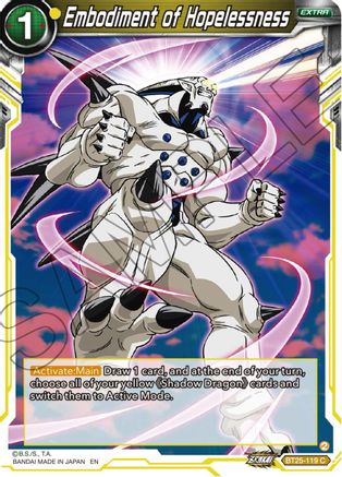 Embodiment of Hopelessness (BT25-119) - Legend of the Dragon Balls Foil
