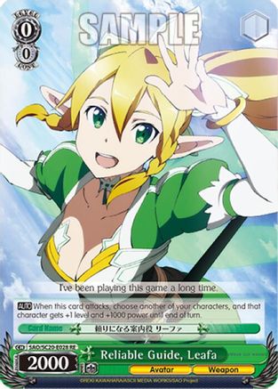 Reliable Guide, Leafa (SAO/SC20-E028 RE) - Sword Art Online Chronicle Set