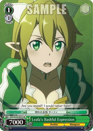 Leafa's Bashful Expression (SAO/S20-E035 RE) - Sword Art Online Chronicle Set