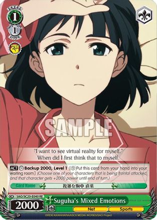 Suguha's Mixed Emotions (SAO/S20-E040 RE) - Sword Art Online Chronicle Set