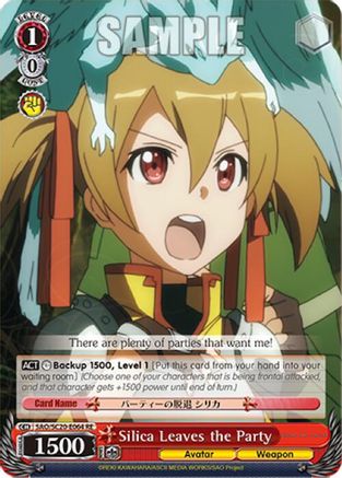 Silica Leaves the Party (SAO/SC20-E064 RE) - Sword Art Online Chronicle Set