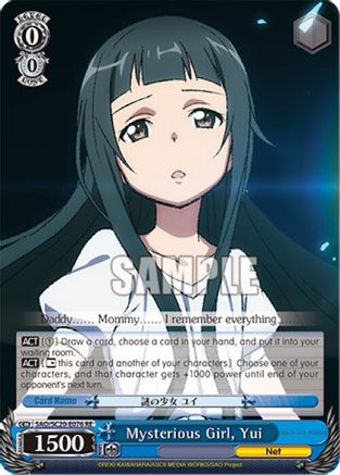 Mysterious Girl, Yui (SAO/SC20-E076 RE) - Sword Art Online Chronicle Set